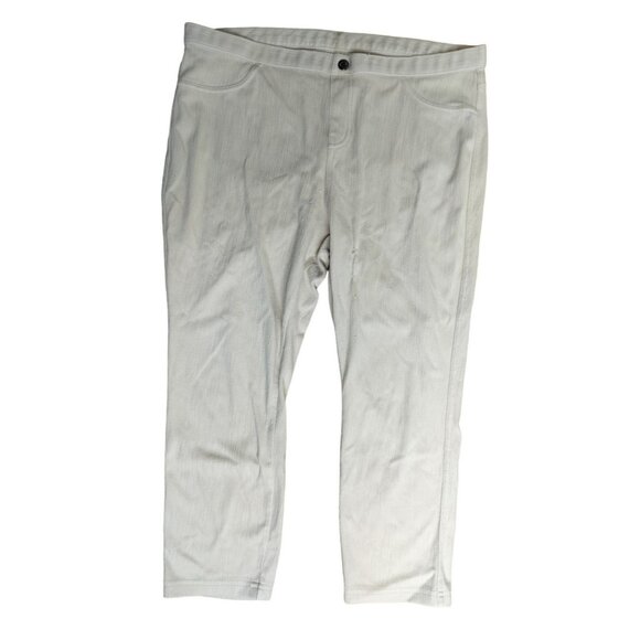 Simply Vera Vera Wang Womens Stretch Pants Beige Size L - Picture 1 of 6